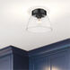 Remy 1 Light 10 inch Matte Black Flush Mount Ceiling Light